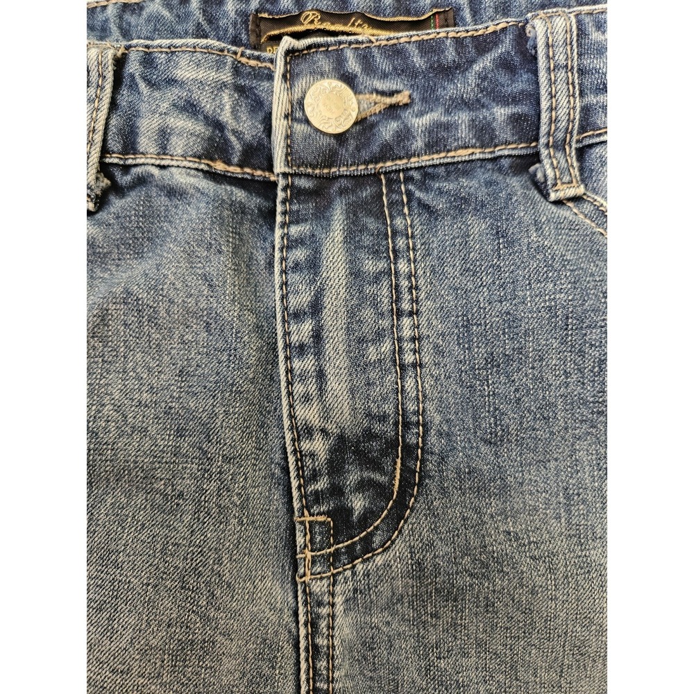 Realty Jeans Size XL/42  Blue‎ Ripped Denim Distressed Shorts (30 Inch Waist) - Picture 10 of 12